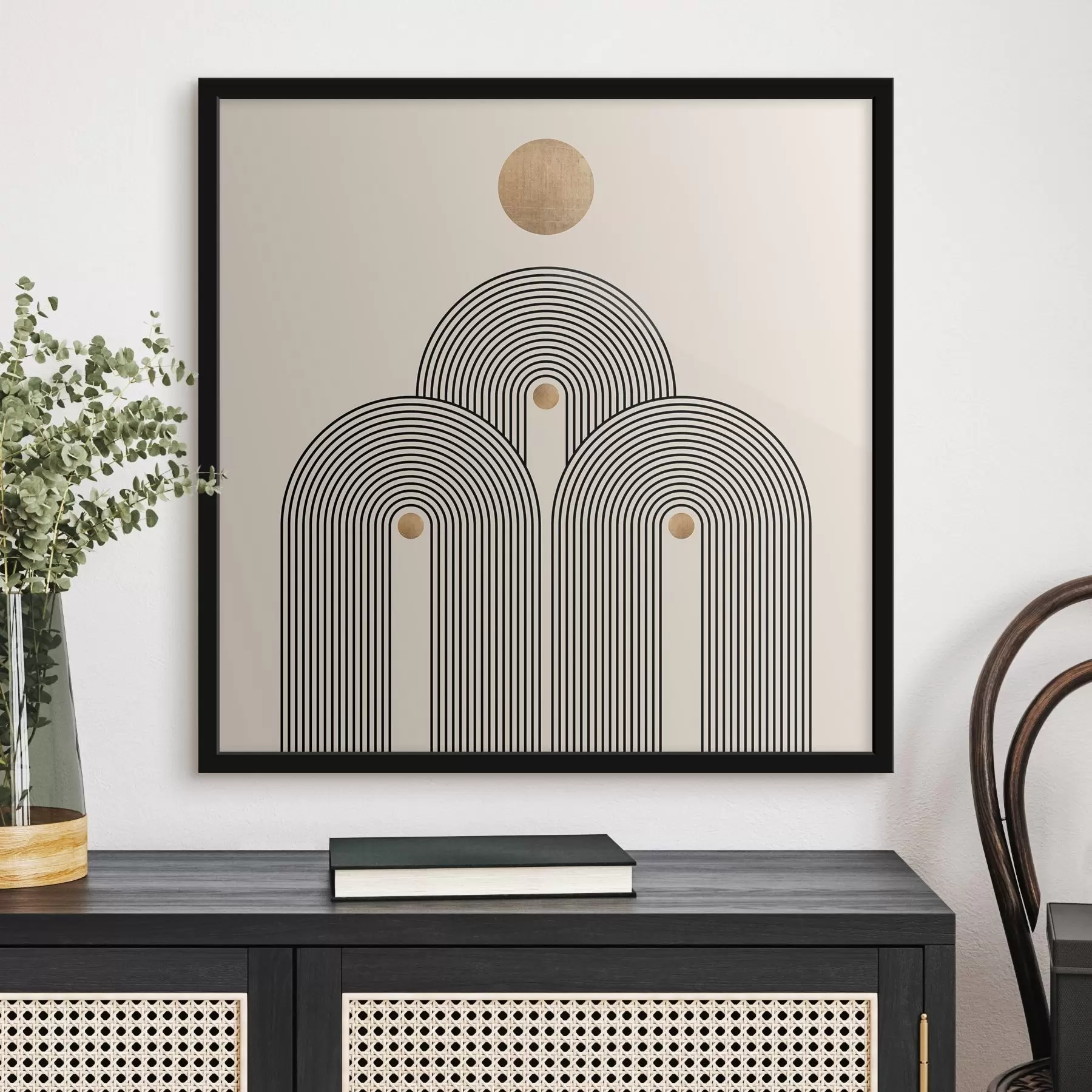 Fotobehang Boho stijl geometrie f35929