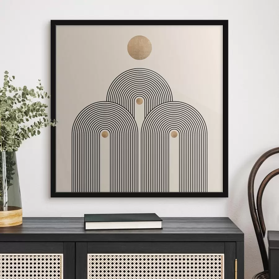 Fotobehang Boho stijl geometrie f35929