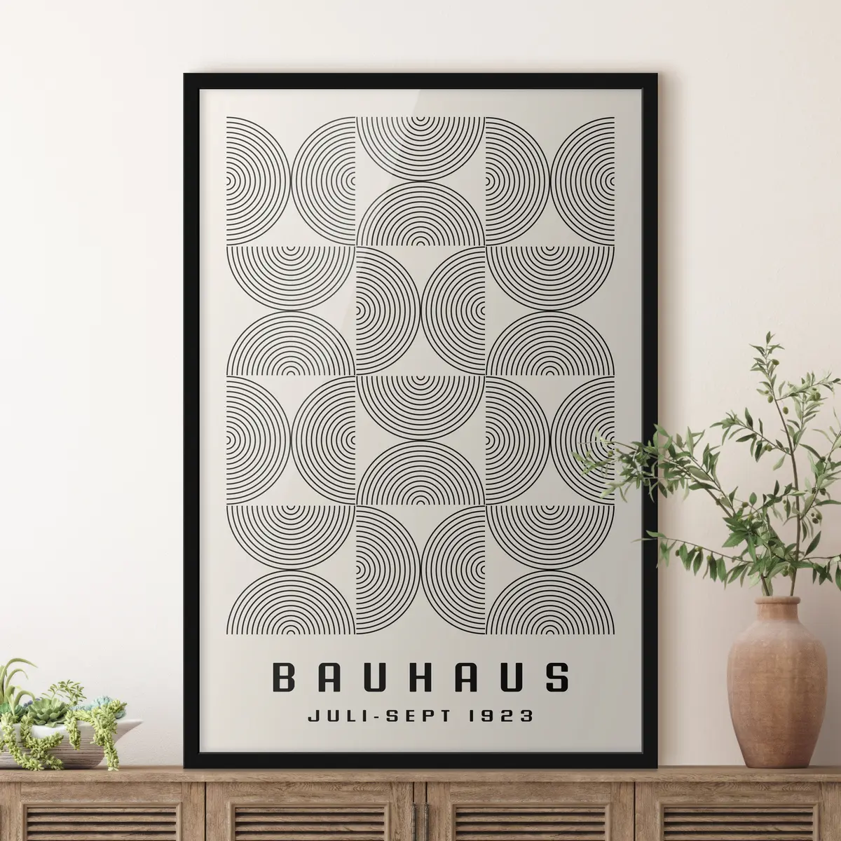Poster Bauhaus: moderne ontwerpen uit 1923 f35908