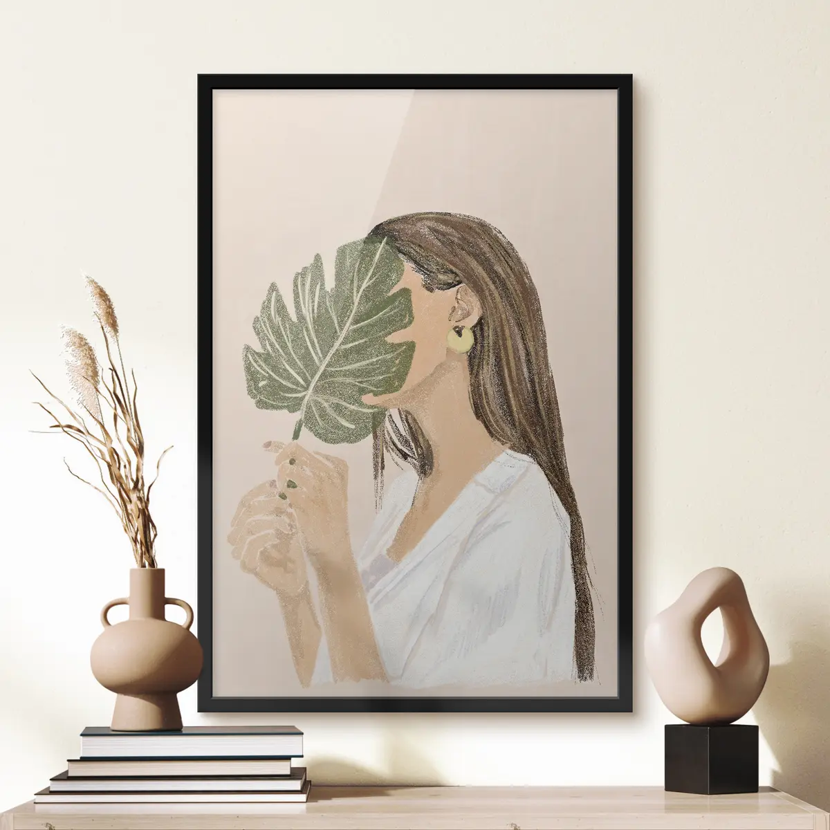 Poster De rustige schoonheid van de natuur omarmen f35800