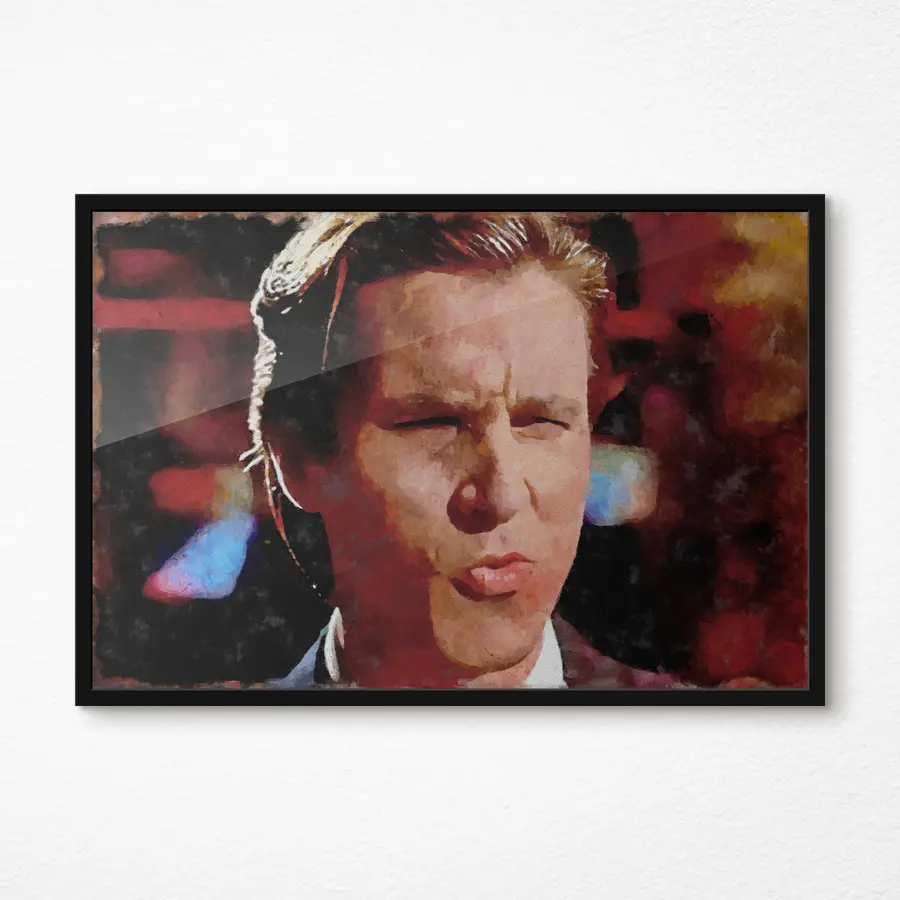 Fotobehang Intense expressie in levendige kleuren f35747