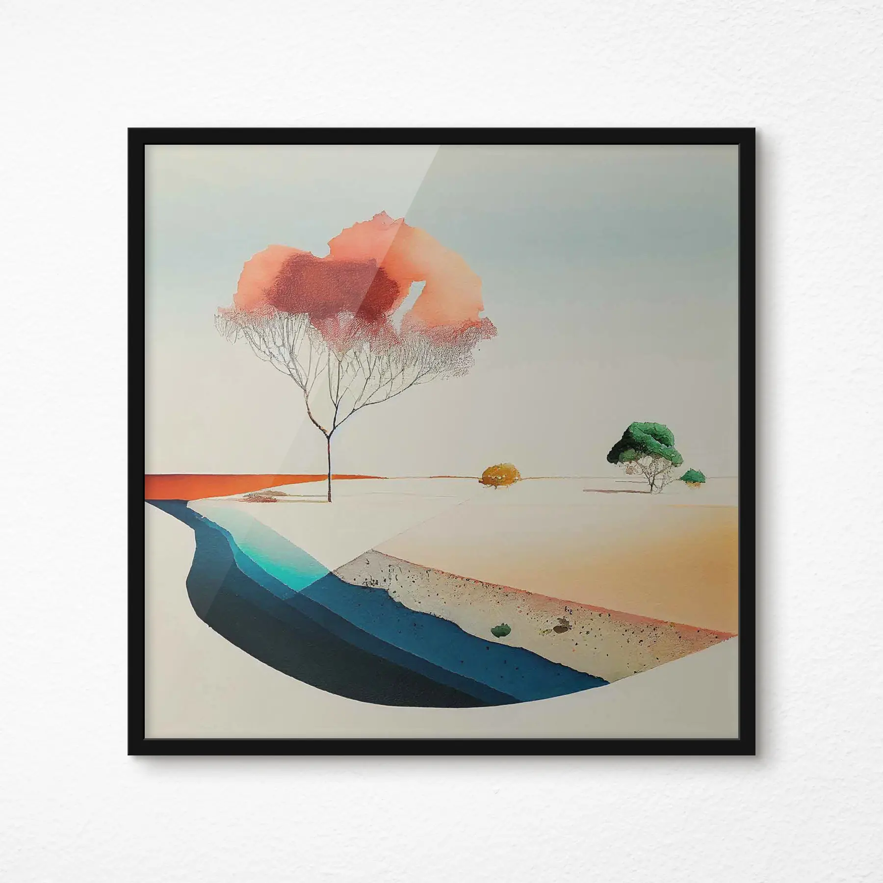 Fotobehang Eenzame bomen f35709