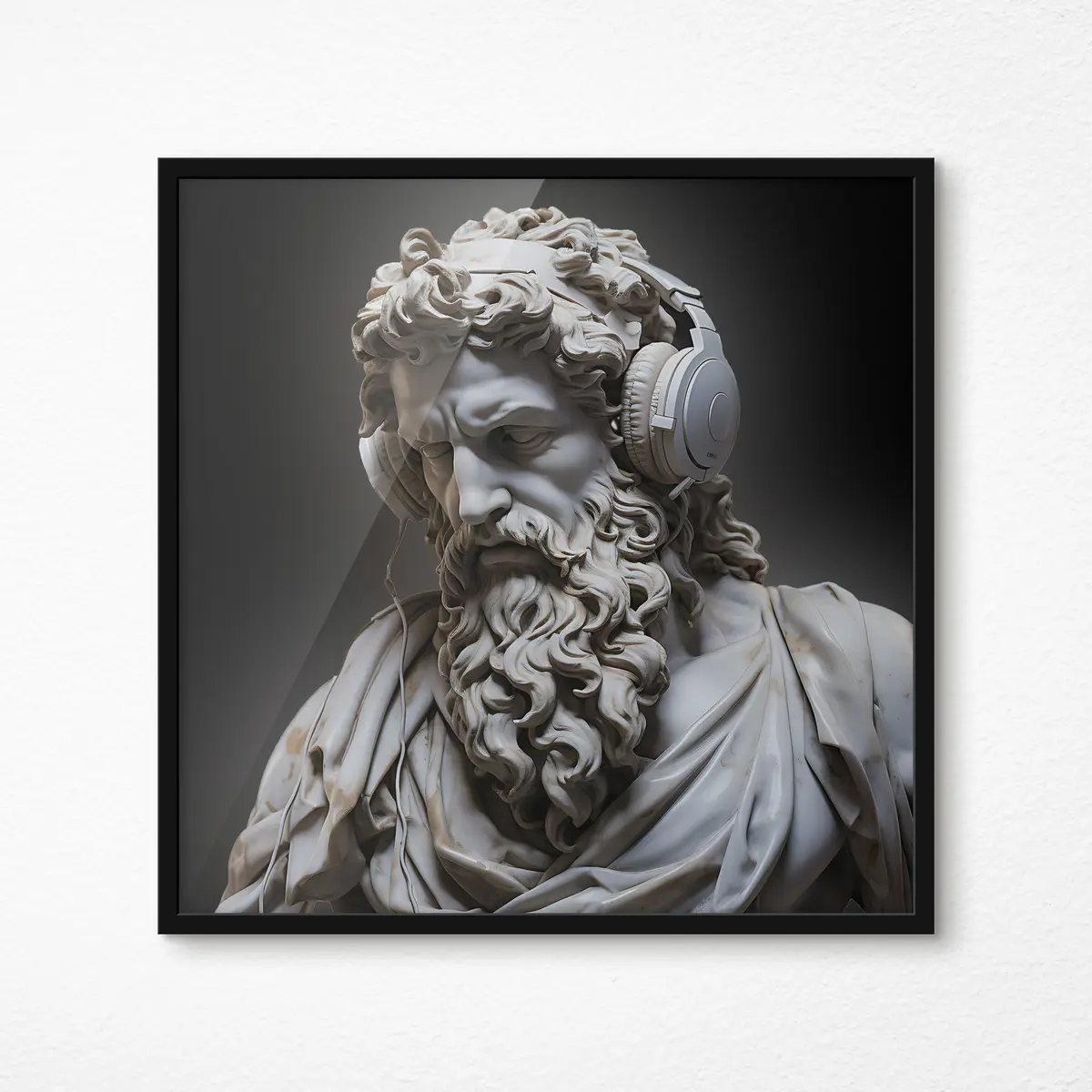 Poster elk uur muziek f35471