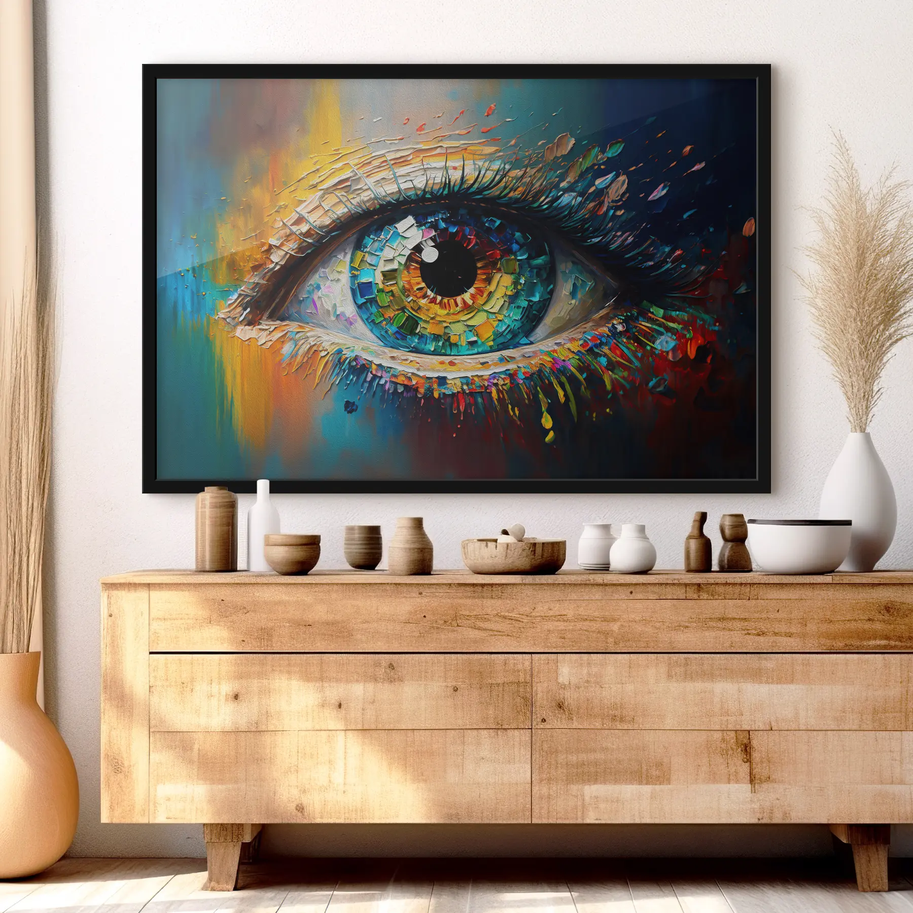  Peintures Des couleurs vives dans un regard envoûtant f34943