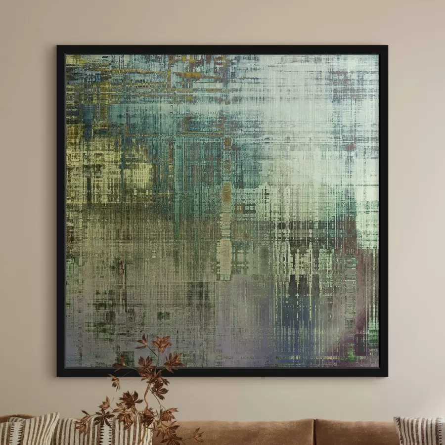 Fotobehang Grunge achtergrond met verschillende kleurpatronen f34626