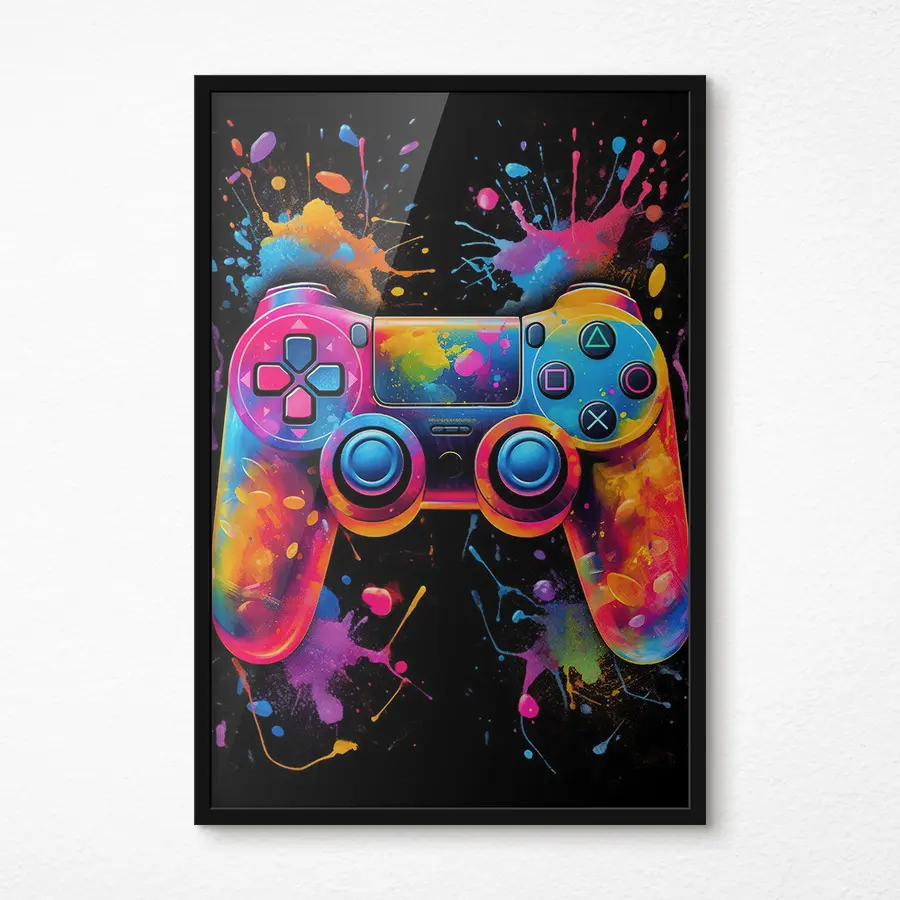 Papier peint photo Des couleurs vives au service de l'aventure gaming f34260