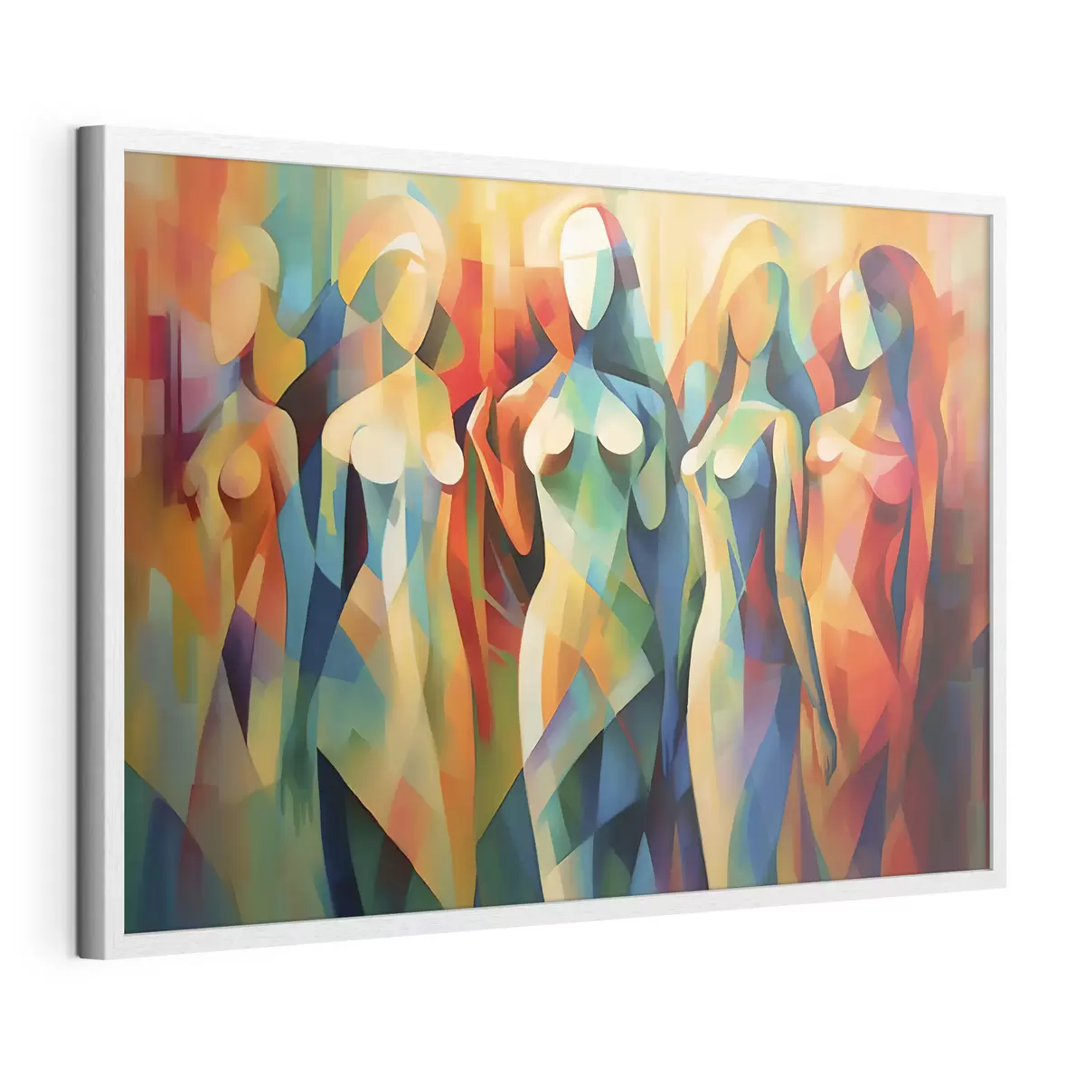Affiche Figures abstraites aux couleurs vives f33844