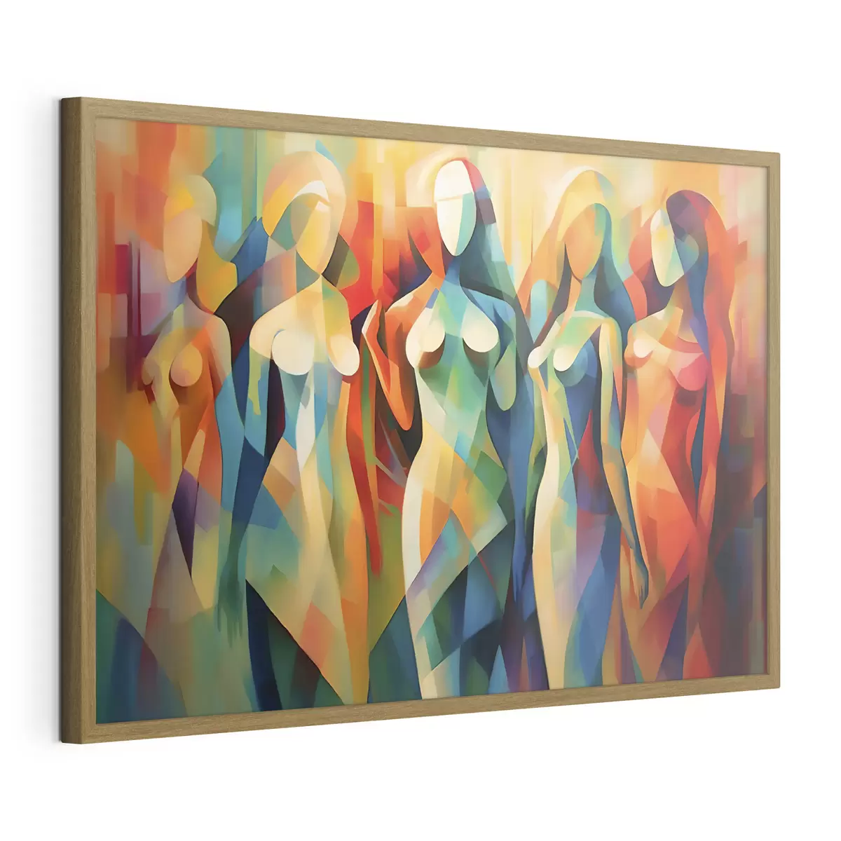 Affiche Figures abstraites aux couleurs vives f33844