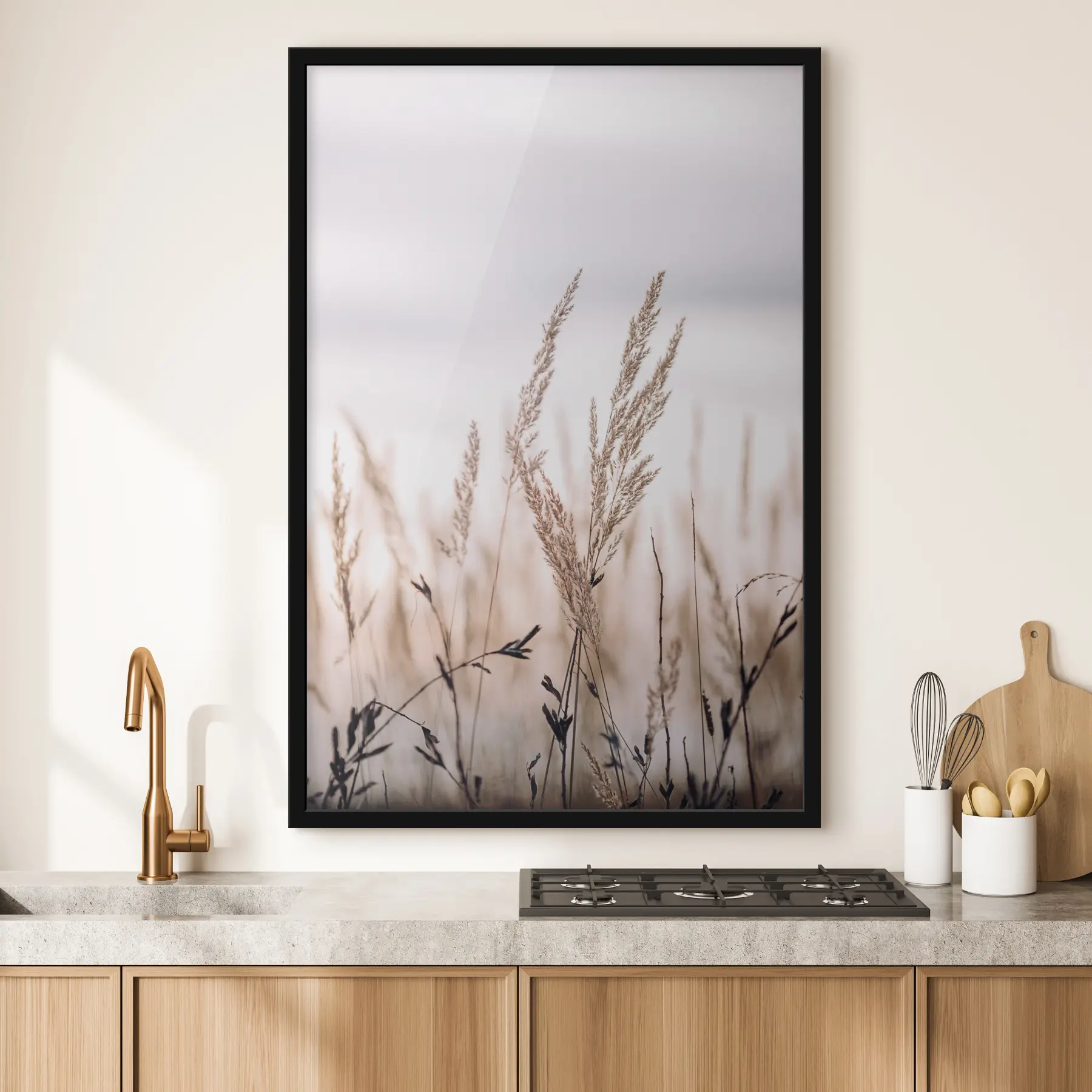  Peintures Des herbes douces ondulant dans la brise f33070