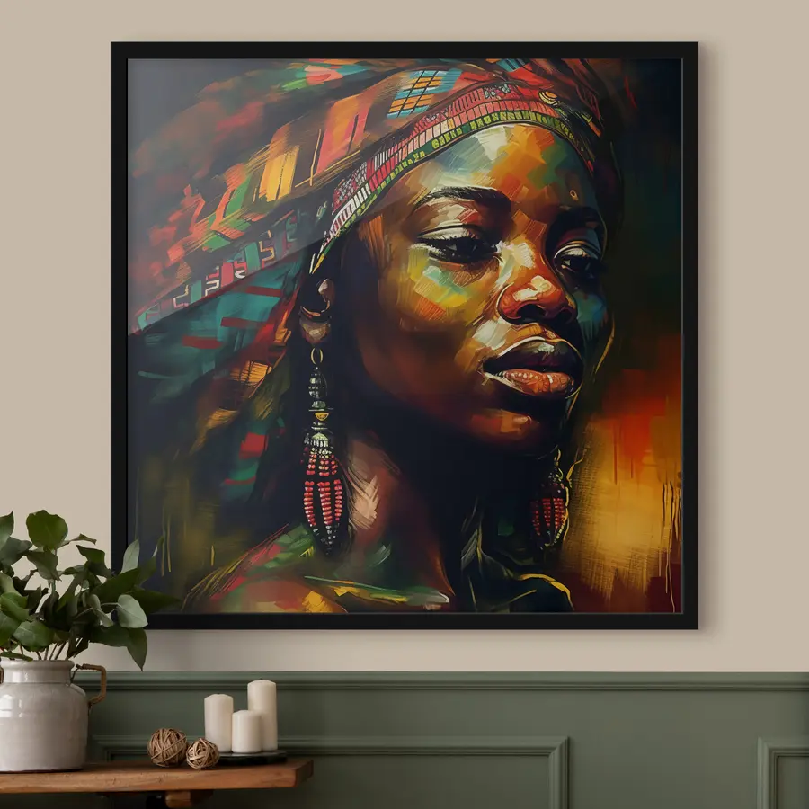 Fotobehang Levendige uitdrukking van culturele schoonheid f31765