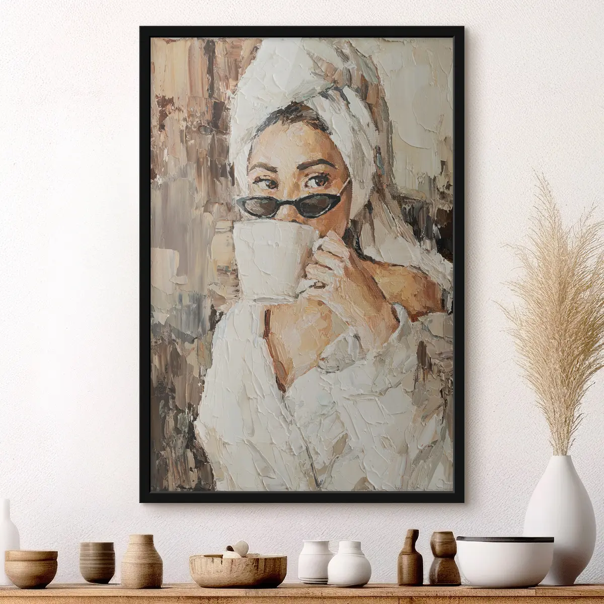 Affiche Profiter d'un moment de tranquillité chaleureux f25964