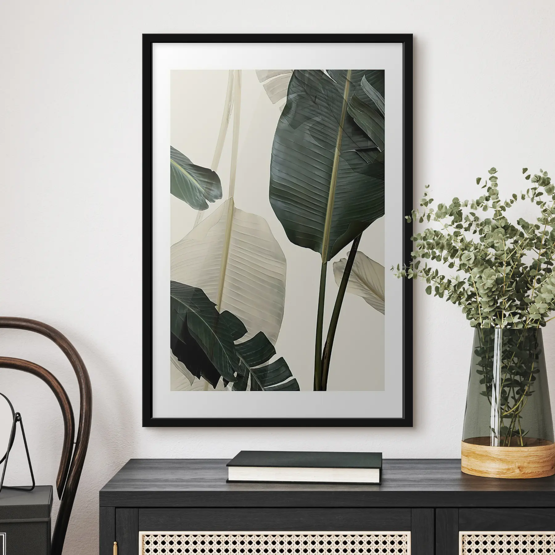 Fotobehang Weelderige groene bladeren in zacht licht f21746