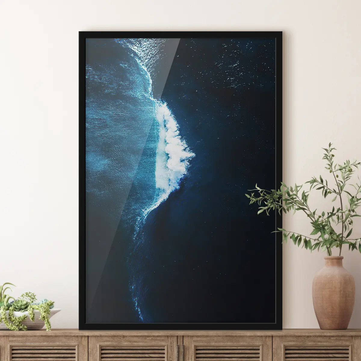 Affiche Surfer sur les vagues de la tranquillité f21428