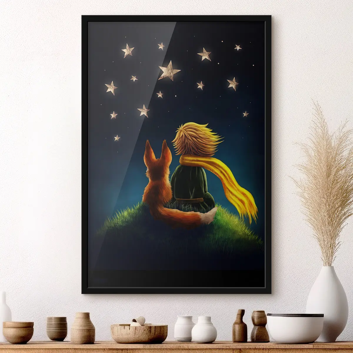 Poster Dromen onder de sterrenhemel f15087