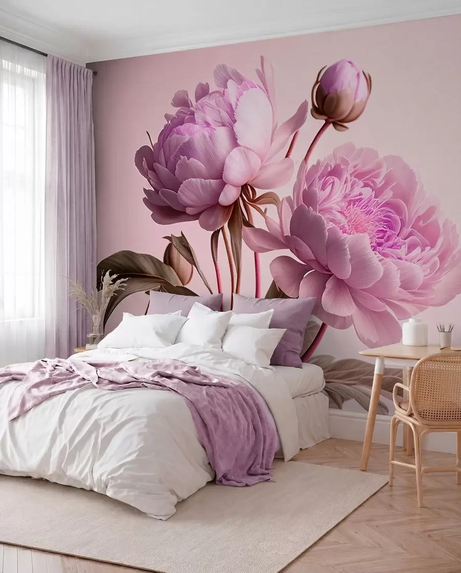 Fotobehang aquarel bloemen u70658v2