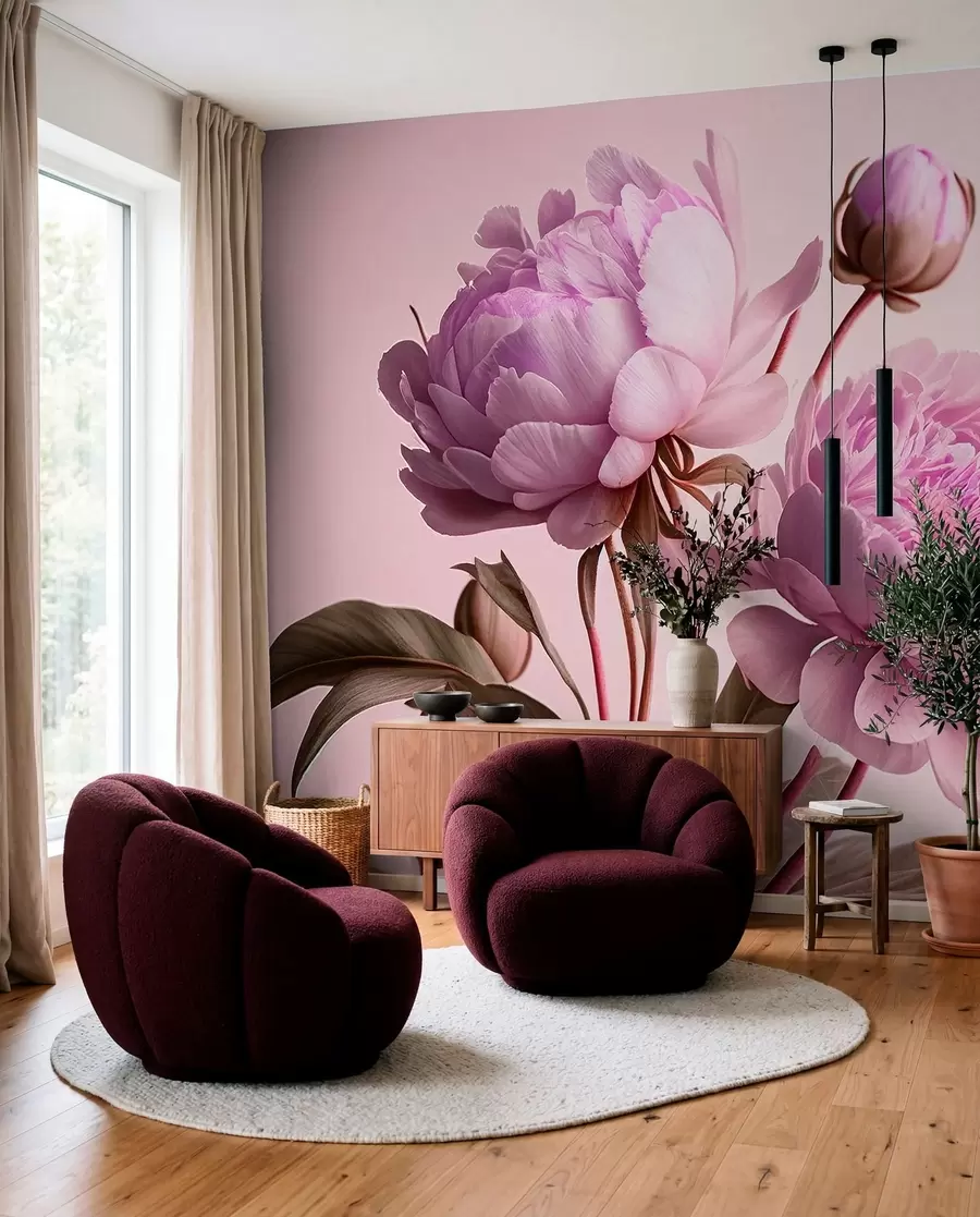 Fotobehang aquarel bloemen u70658v2