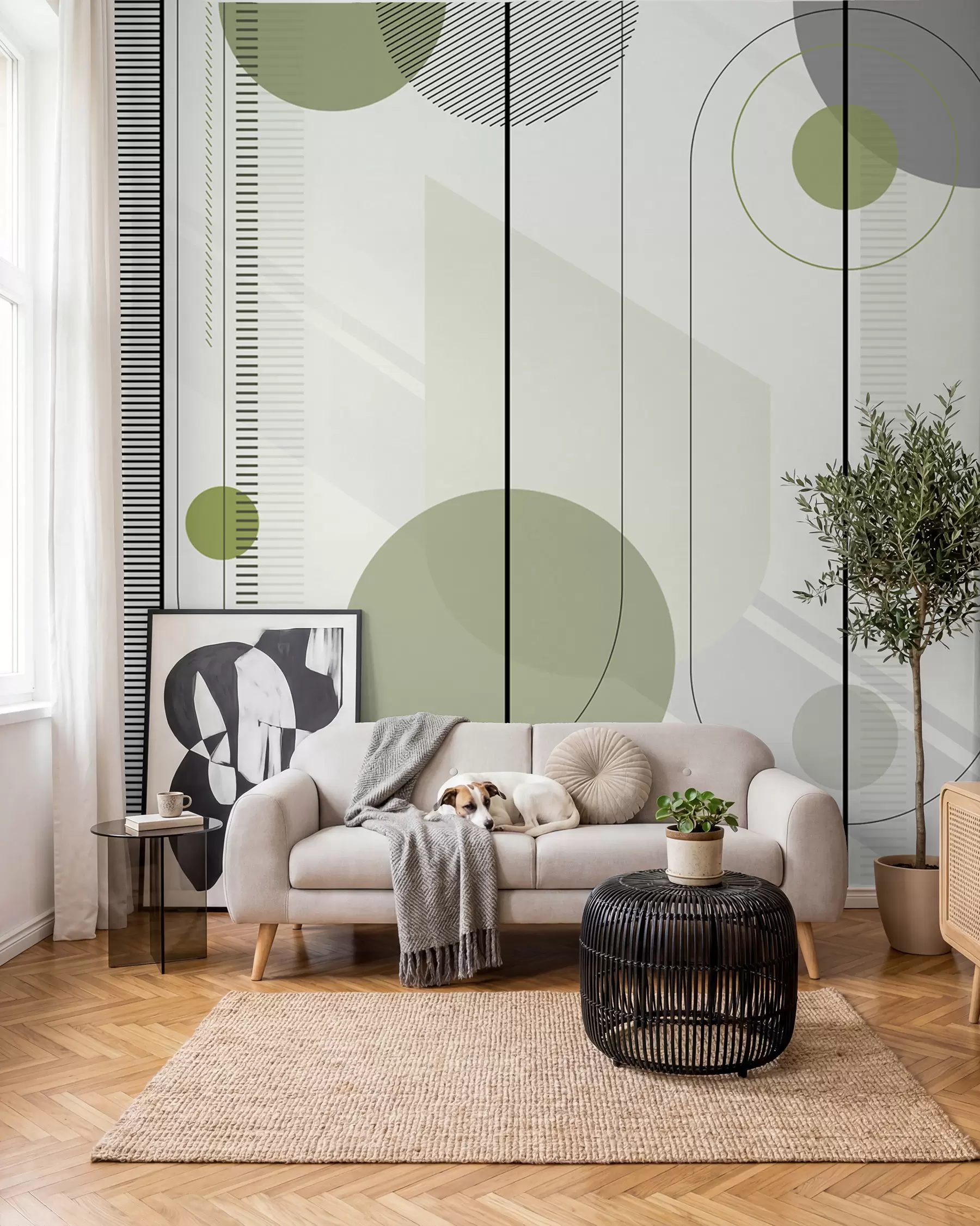 Fotobehang Geometrische abstractie u95379v3