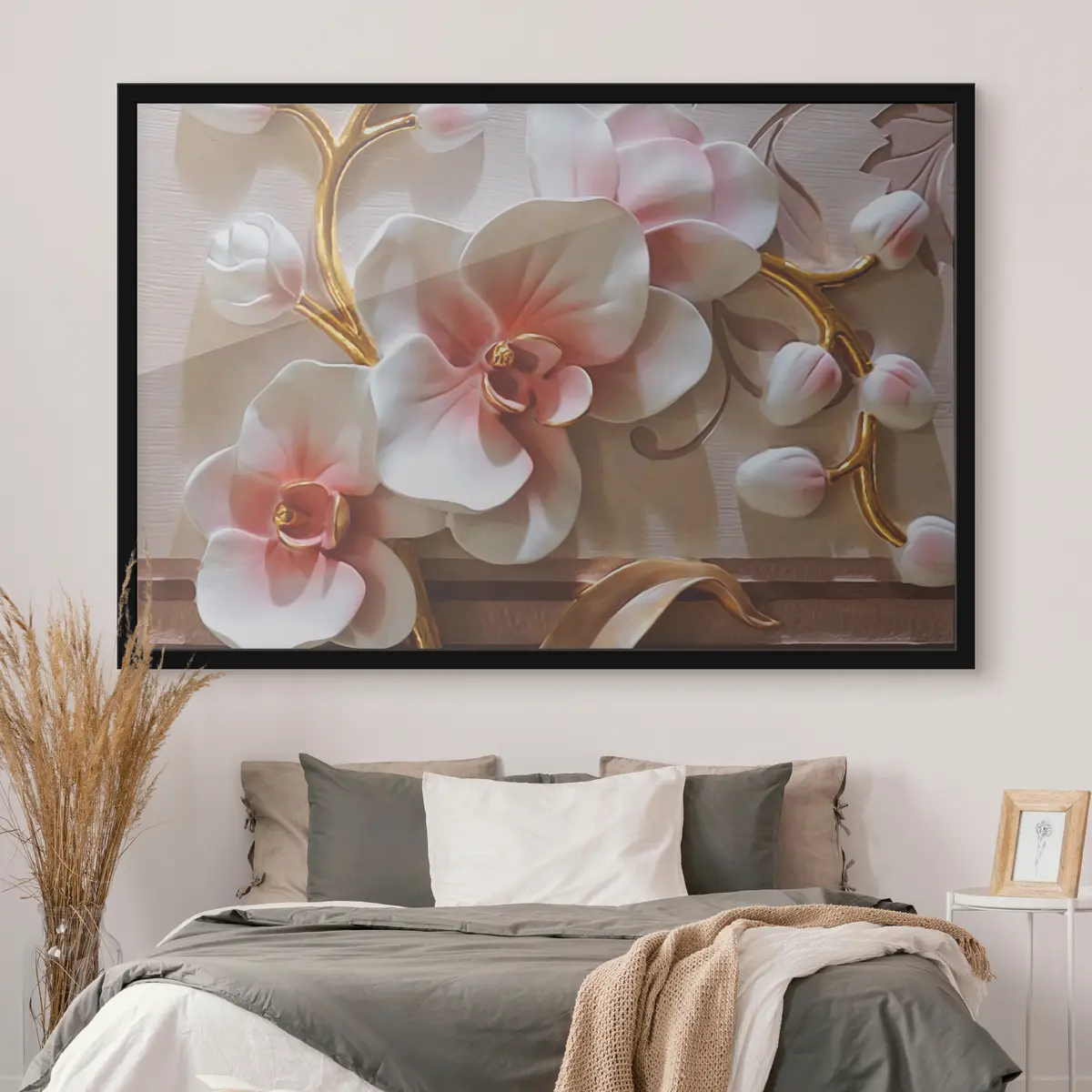 Poster Orchideeën met delicate stengels f03264