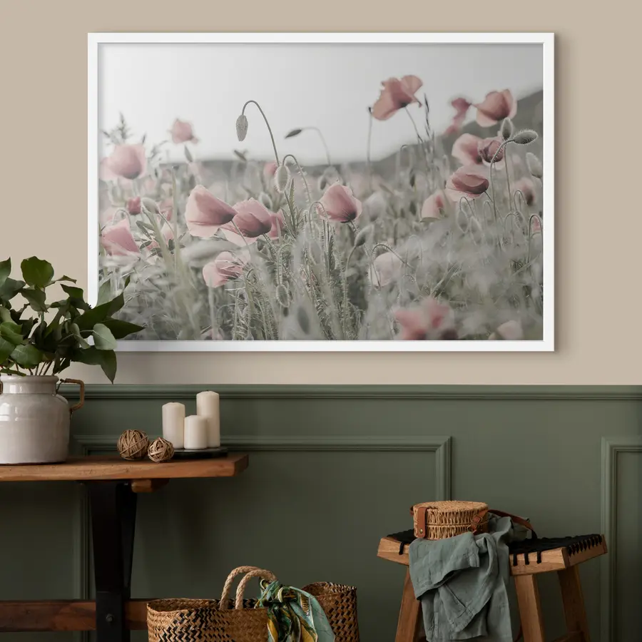 Papier peint photo Murmures roses dans la brise f35592