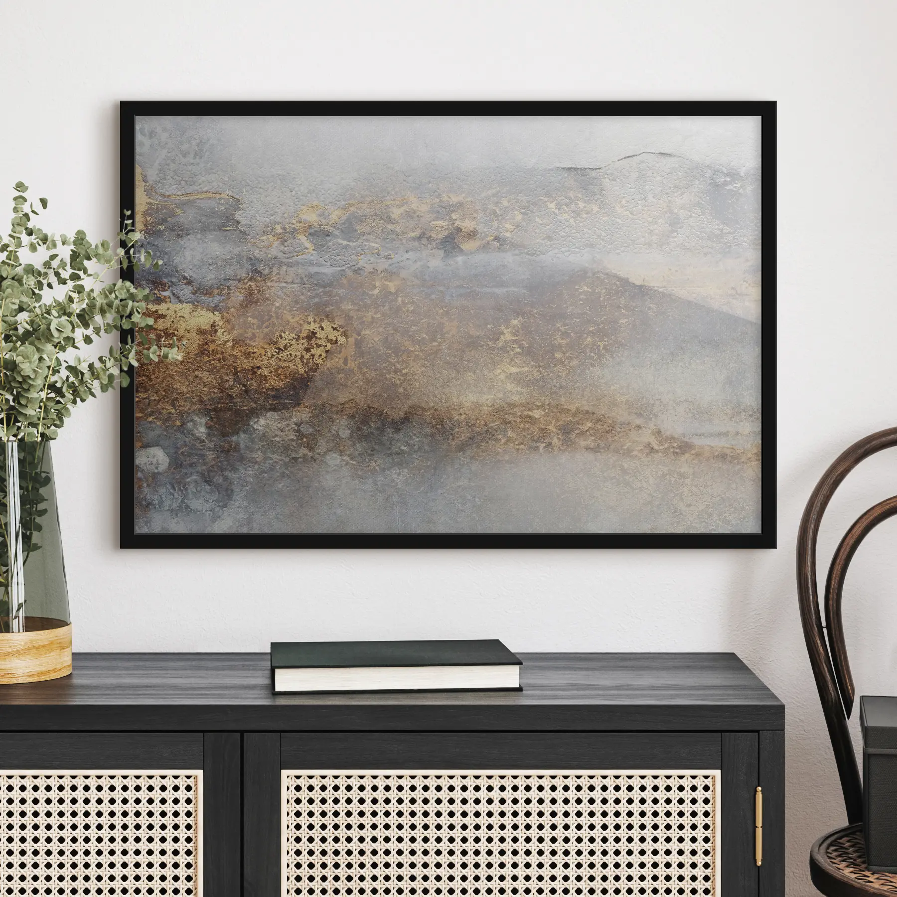 Papier peint photo Texture grise de la pierre f35845