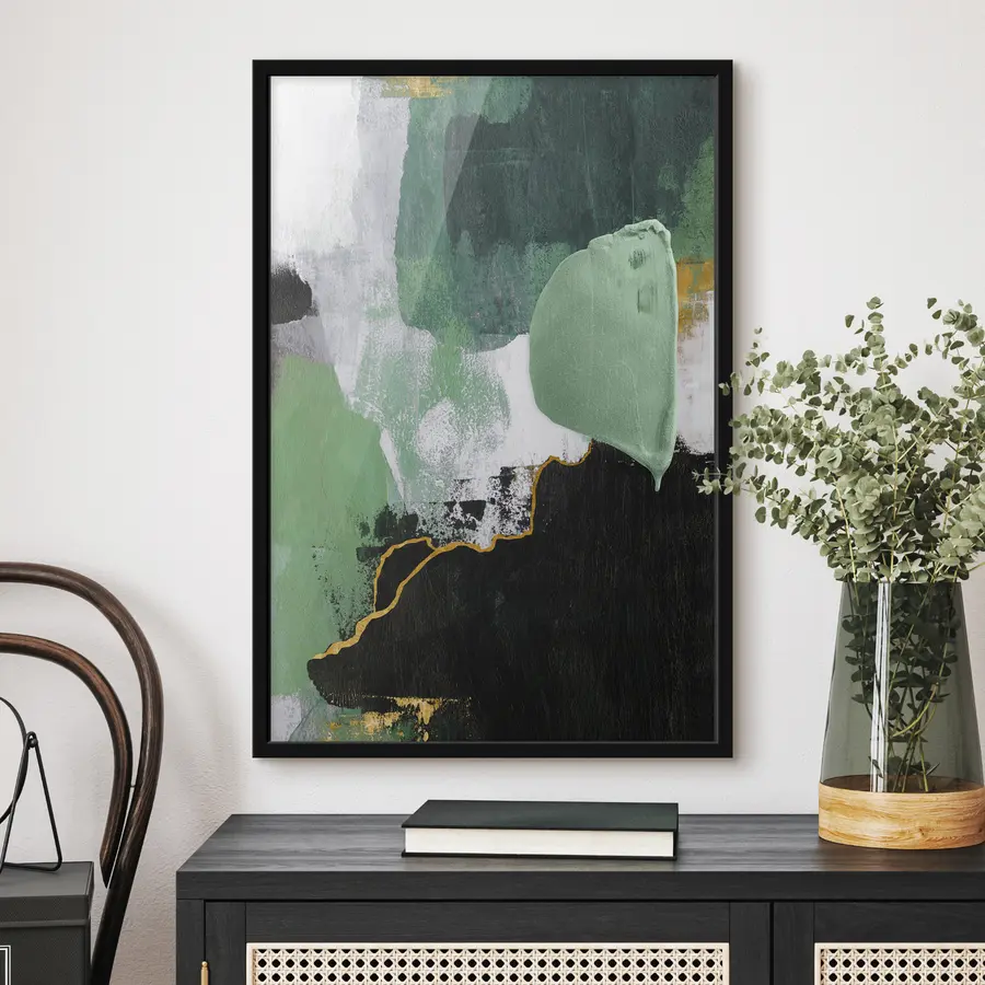 Papier peint photo Couches abstraites de couleurs mélangées f03883