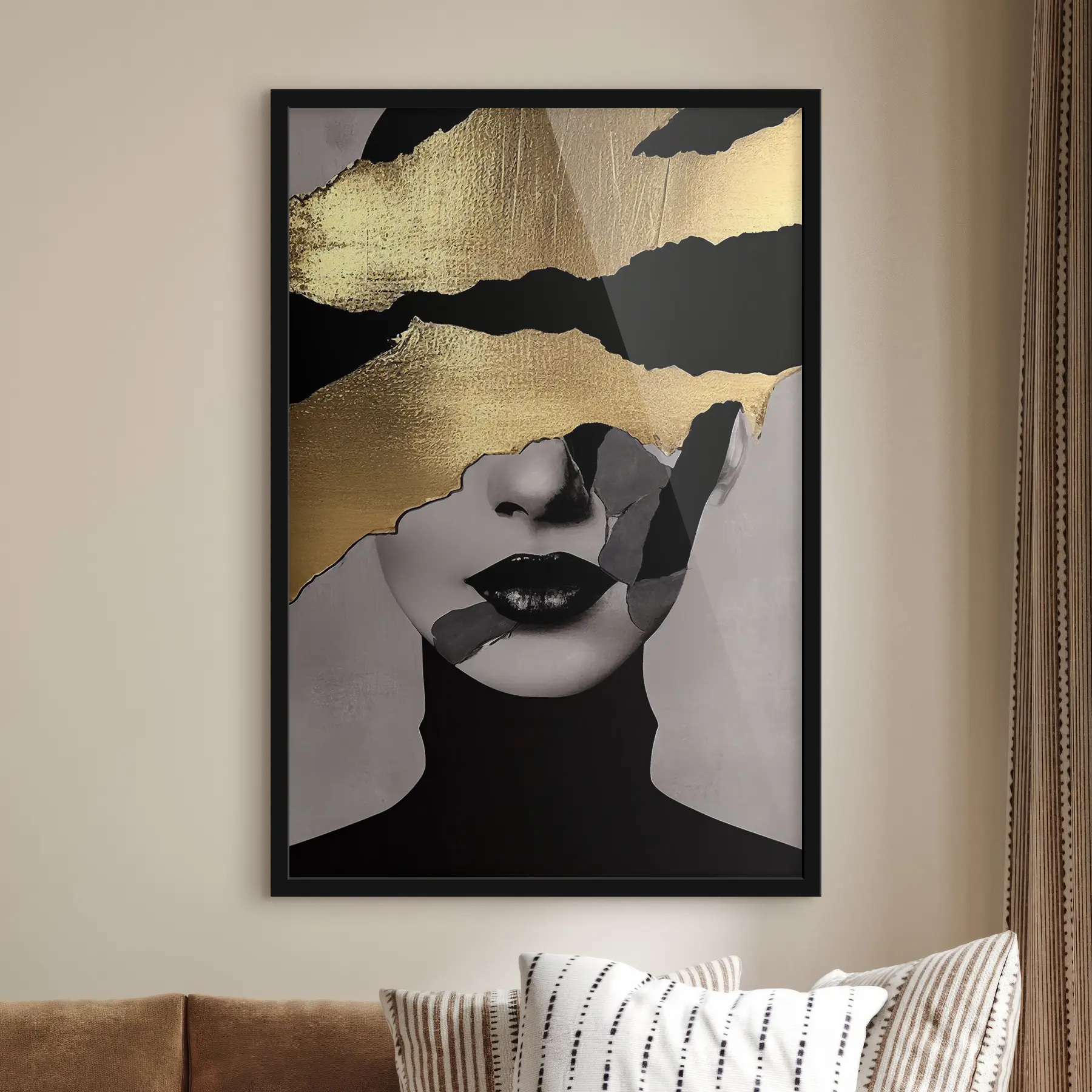 Papier peint photo Une beauté en couches aux contrastes saisissants f35520