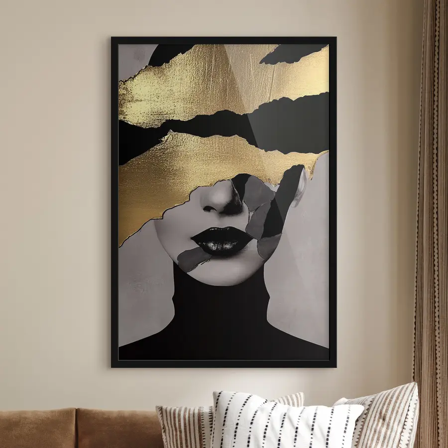 Fotobehang Gelaagde schoonheid met opvallende contrasten f35520