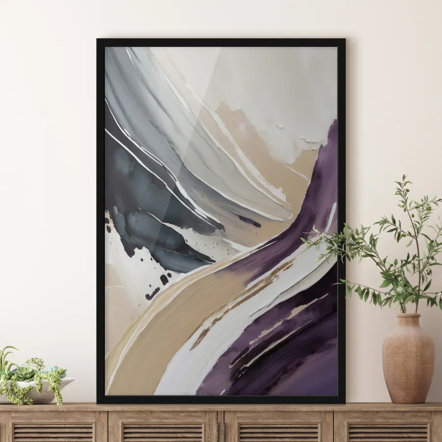 Fotobehang Vloeiende kleuren in harmonieuze patronen f36504