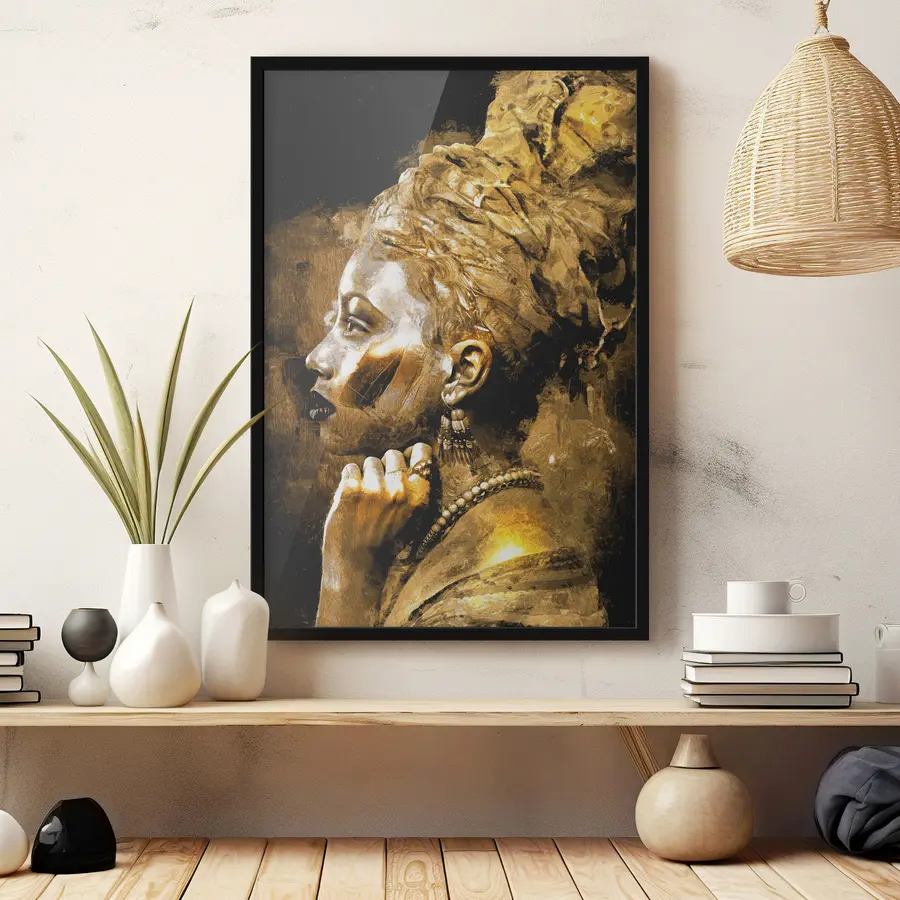  Peintures Femme d'Afrique ethnique f36530