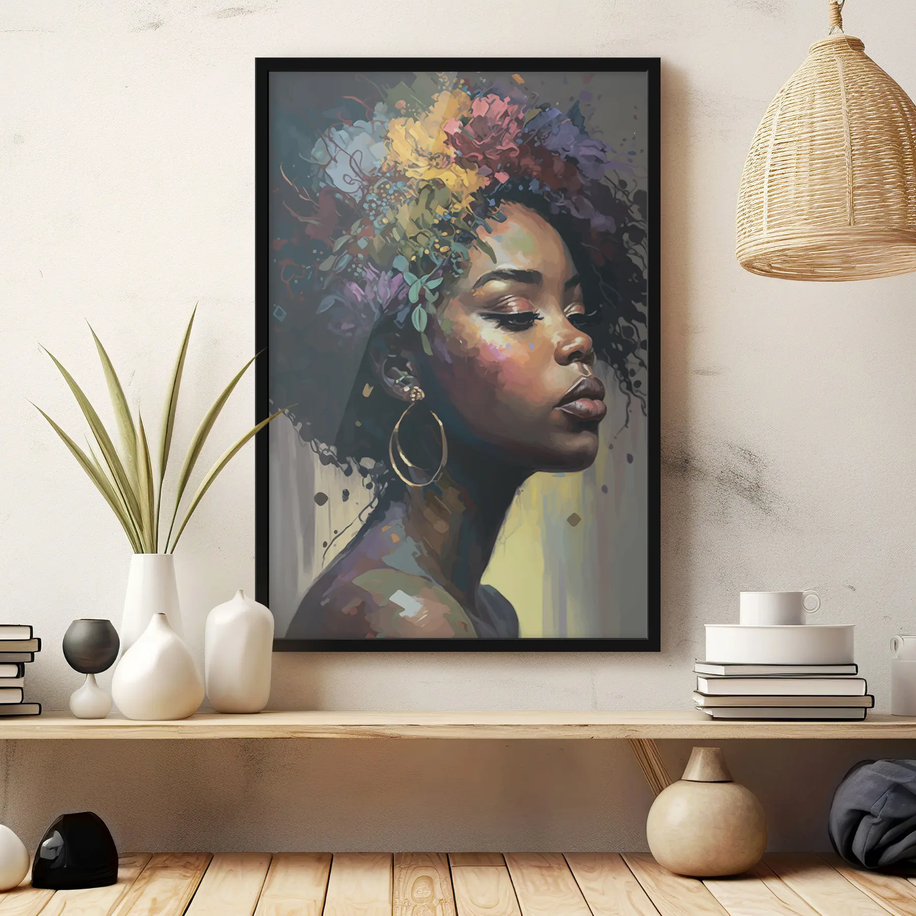 Fotobehang Bloeiende schoonheid en sereniteit f36577