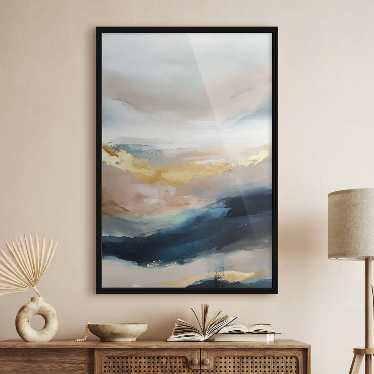 Poster Stromende kleuren van de schoonheid van de natuur f36780