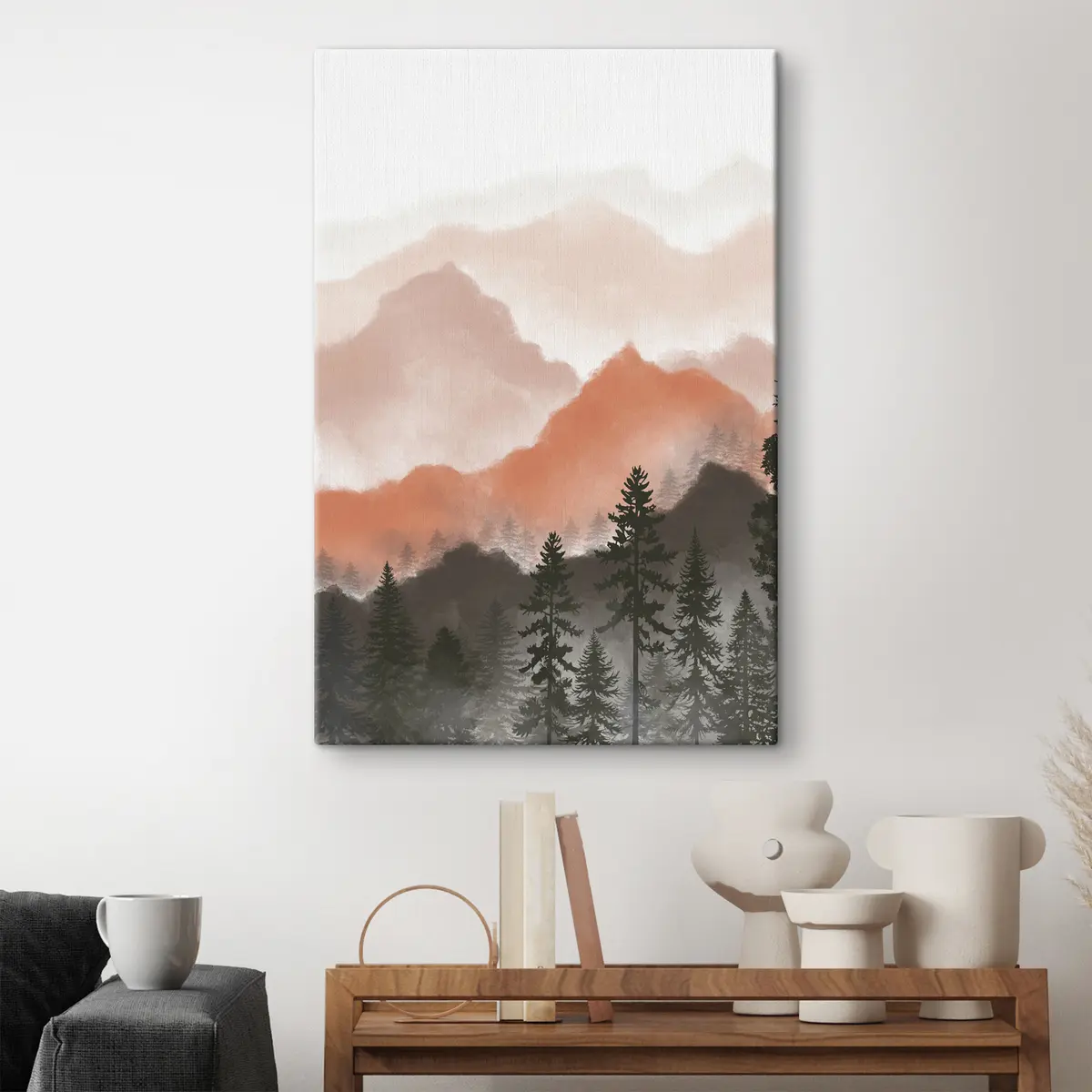  Peintures Des montagnes sereines aux teintes douces s36607v2