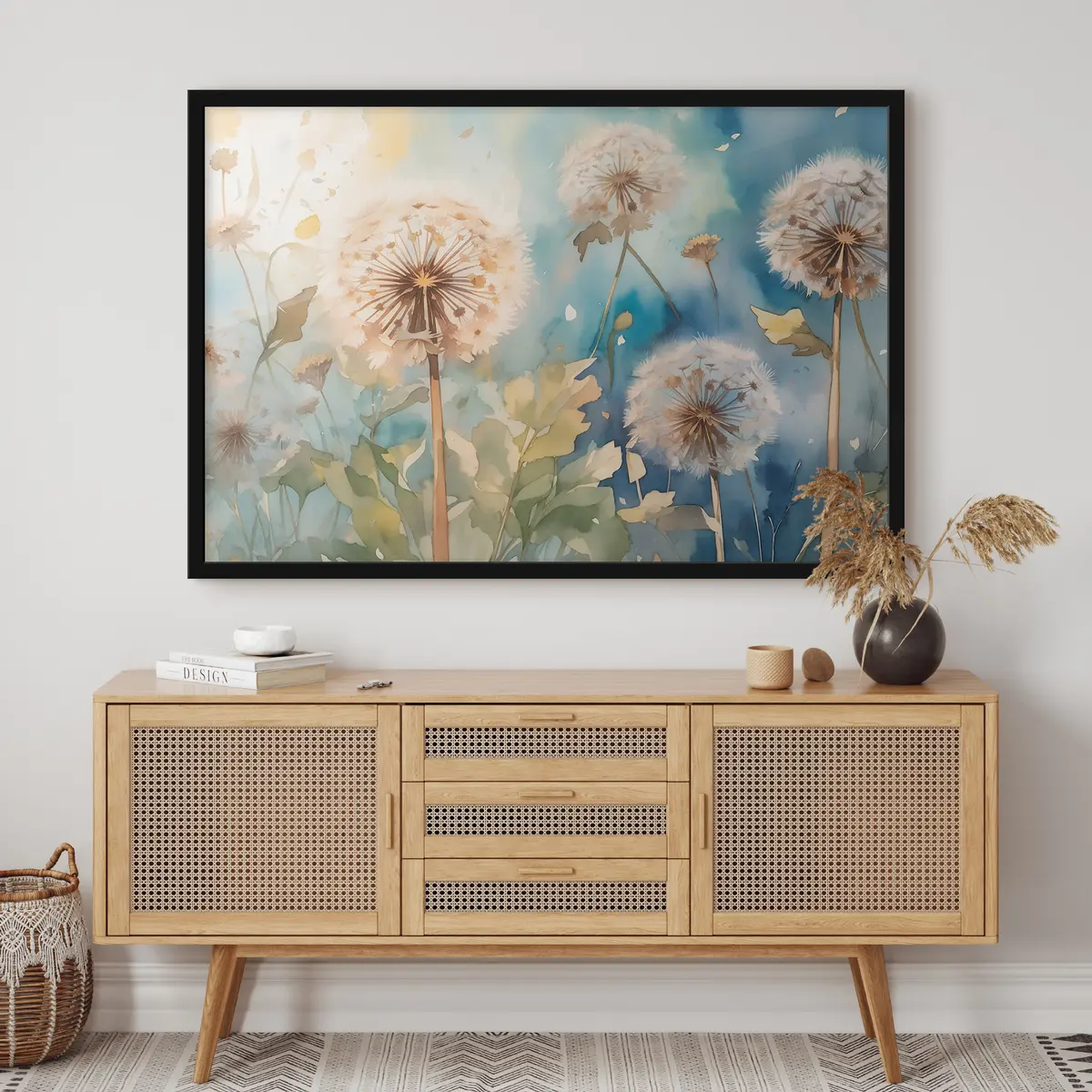 Poster Delicate bloesems in een zachte bries f35839