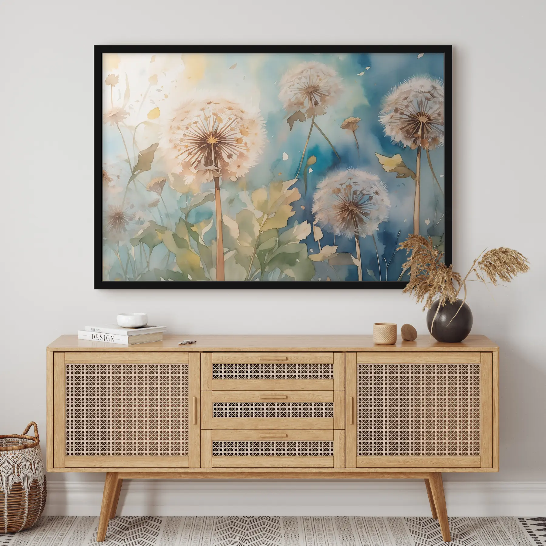 Fotobehang Delicate bloesems in een zachte bries f35839