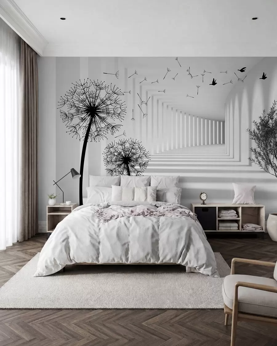 Fotobehang Diepte en licht u37803d2