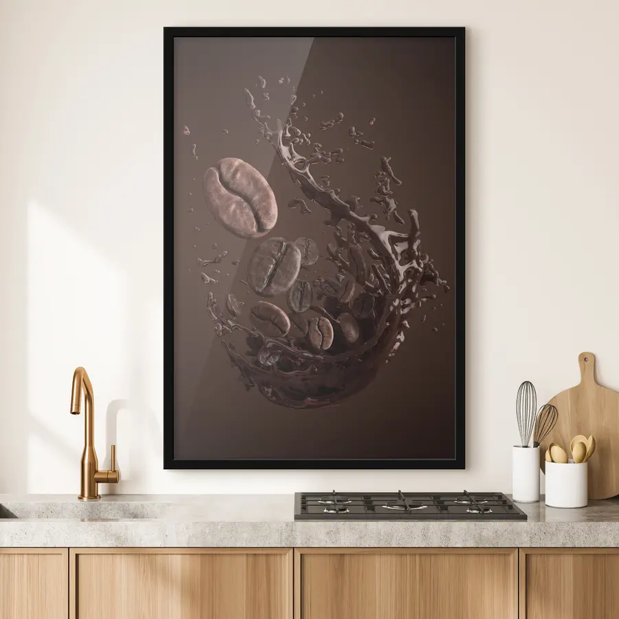 Fotobehang Koffiebonen maken indruk f37176