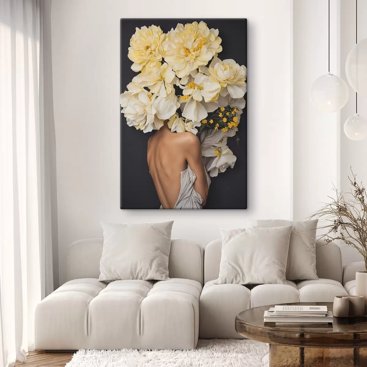  Peintures La beauté florale embrasse des moments sereins s37162