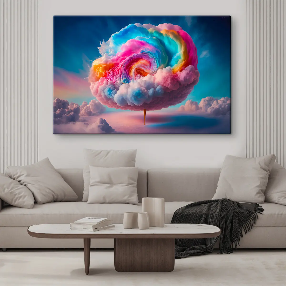  Peintures Des couleurs fantaisistes tourbillonnent dans une harmonie vibrante s36698