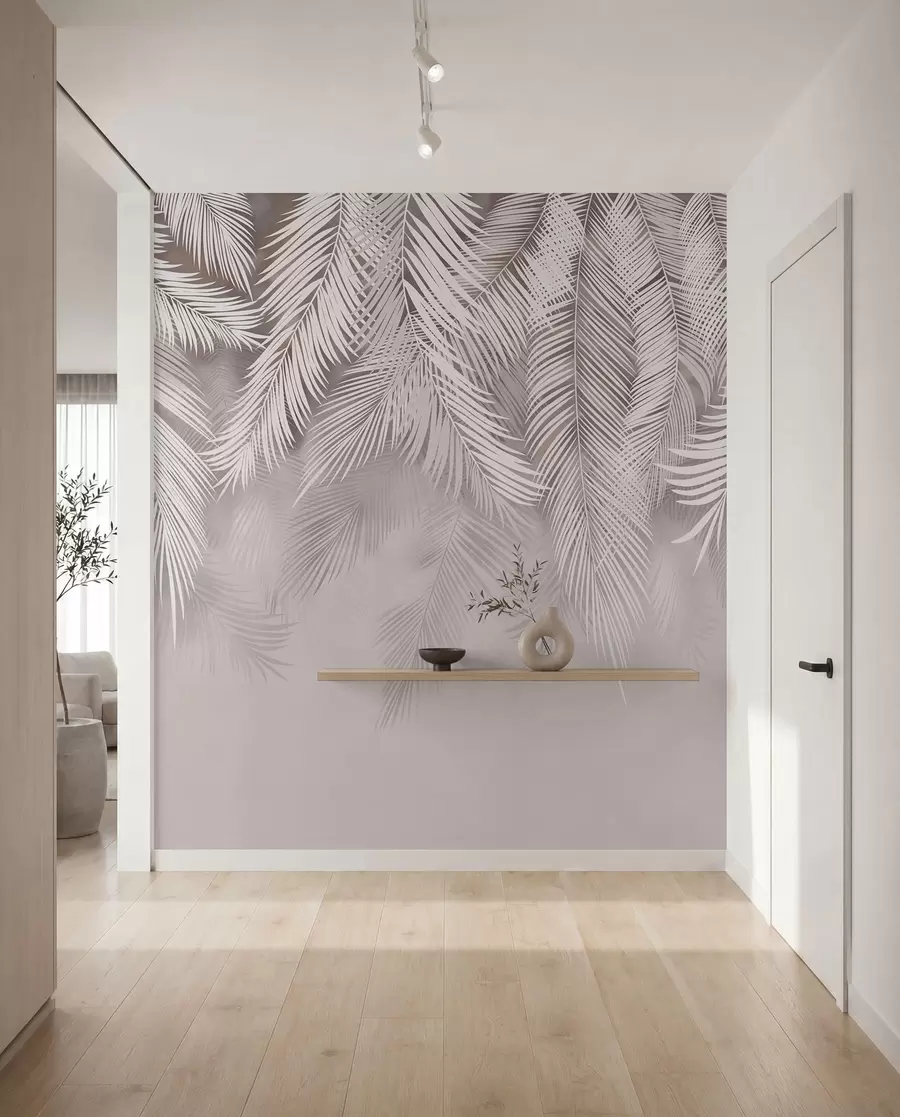 Fotobehang Delicate hangende bladeren u48556v5d1