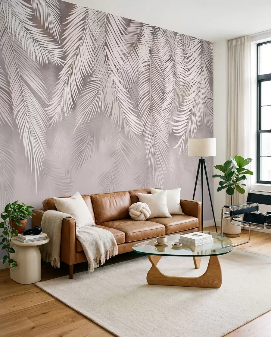 Fotobehang Delicate hangende bladeren u48556v5d2
