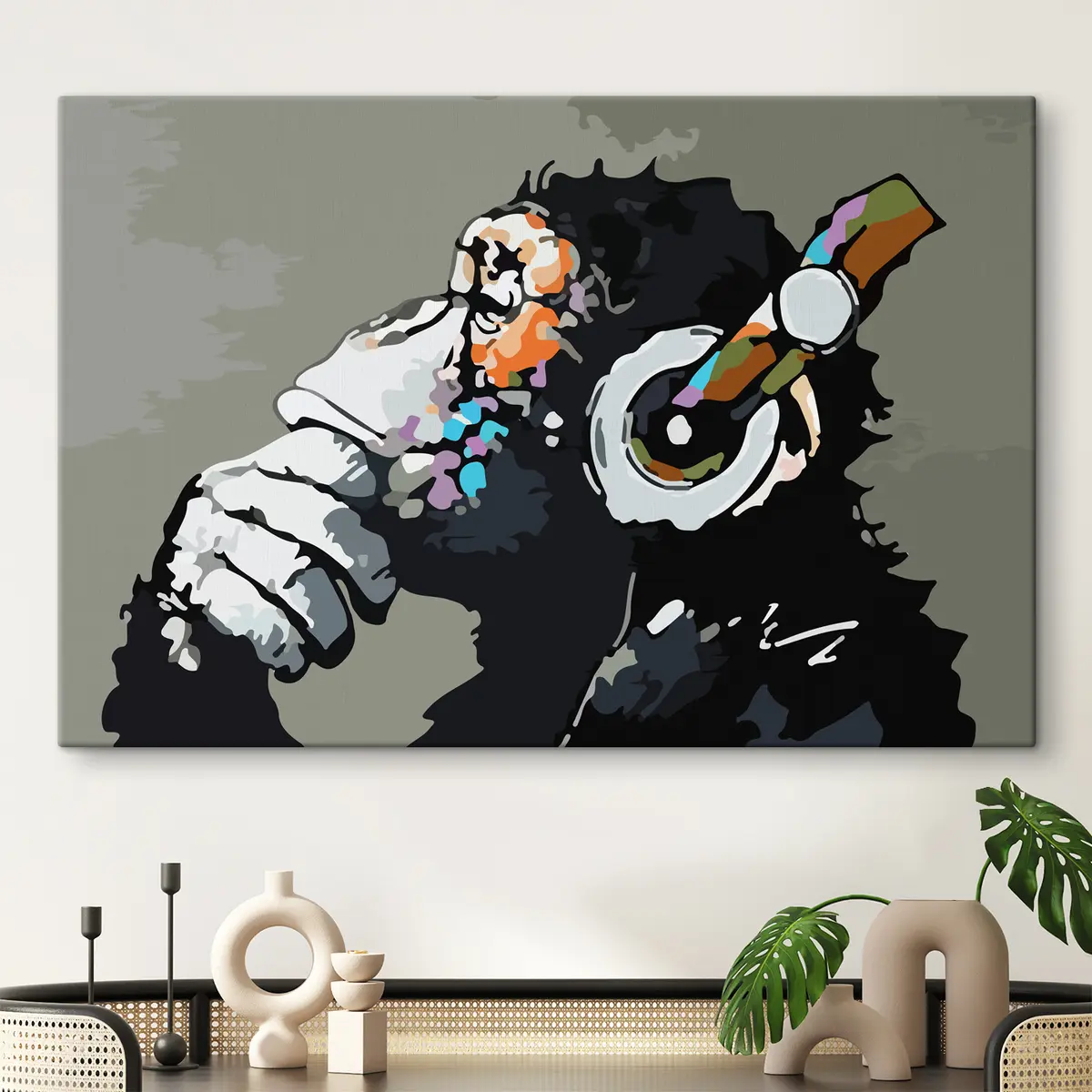  Peintures Réfléchir profondément tout en écoutant de la musique s37269