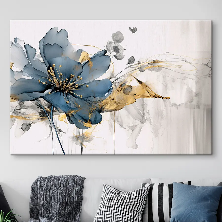  Schilderijen Elegante bloemenkunst in zachte tinten s35527