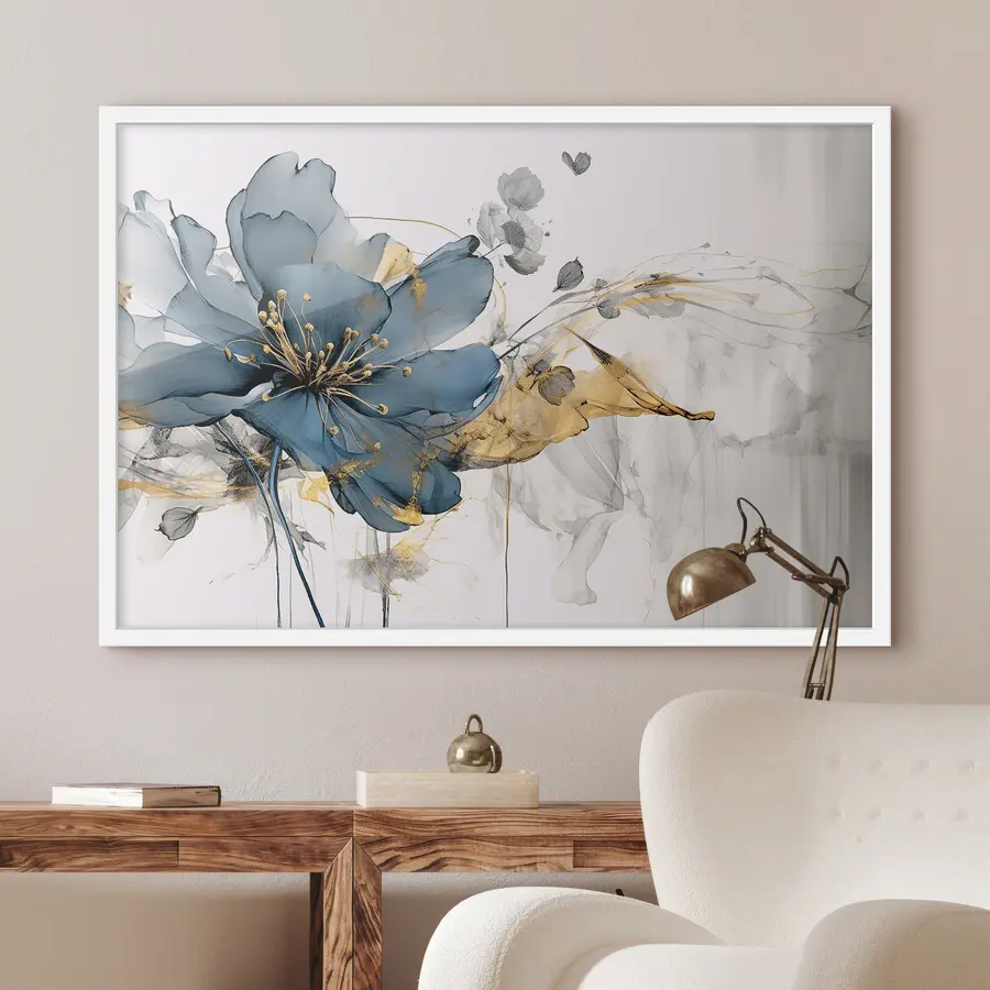 Papier peint photo Une fleur prend son envol f35527