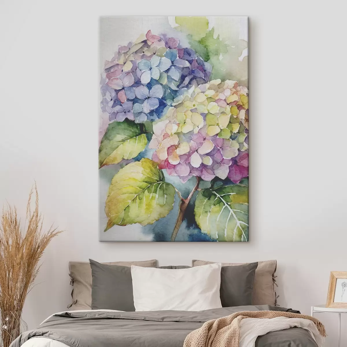  Peintures Hortensias éclatants dans des tons aquarelle doux s37342