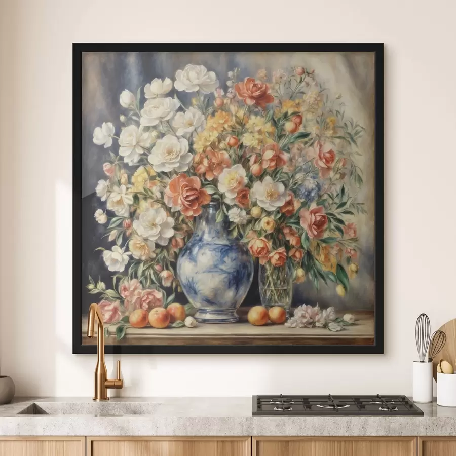 Fotobehang Zomerboeket in de stijl van Auguste Renoir f37436