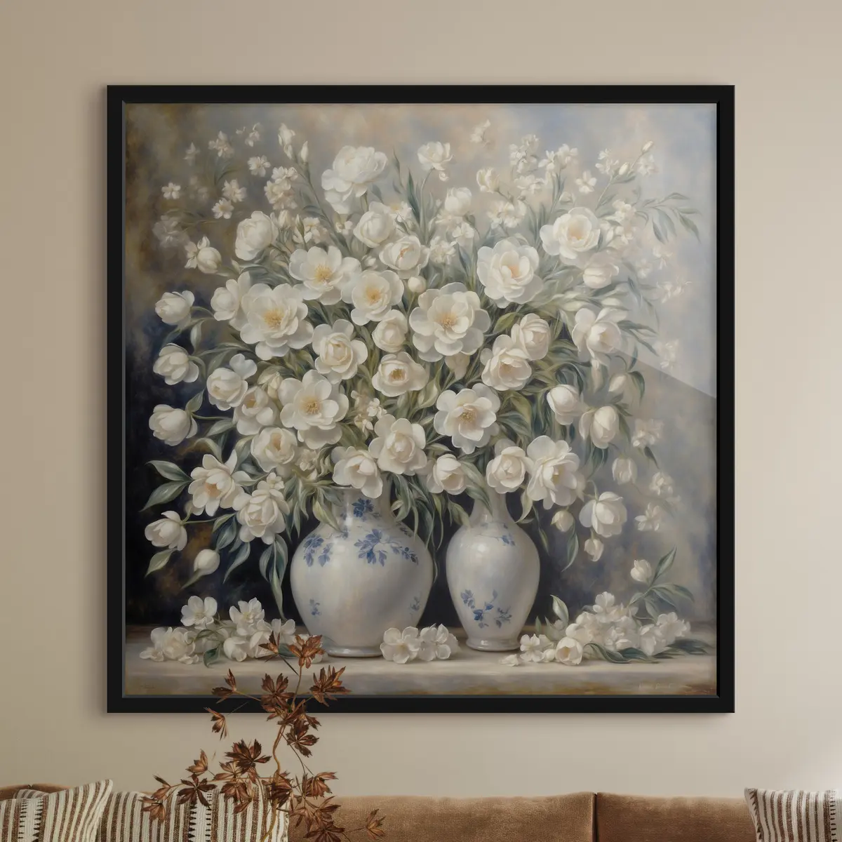 Affiche Des fleurs élégantes dans de charmants vases f37440