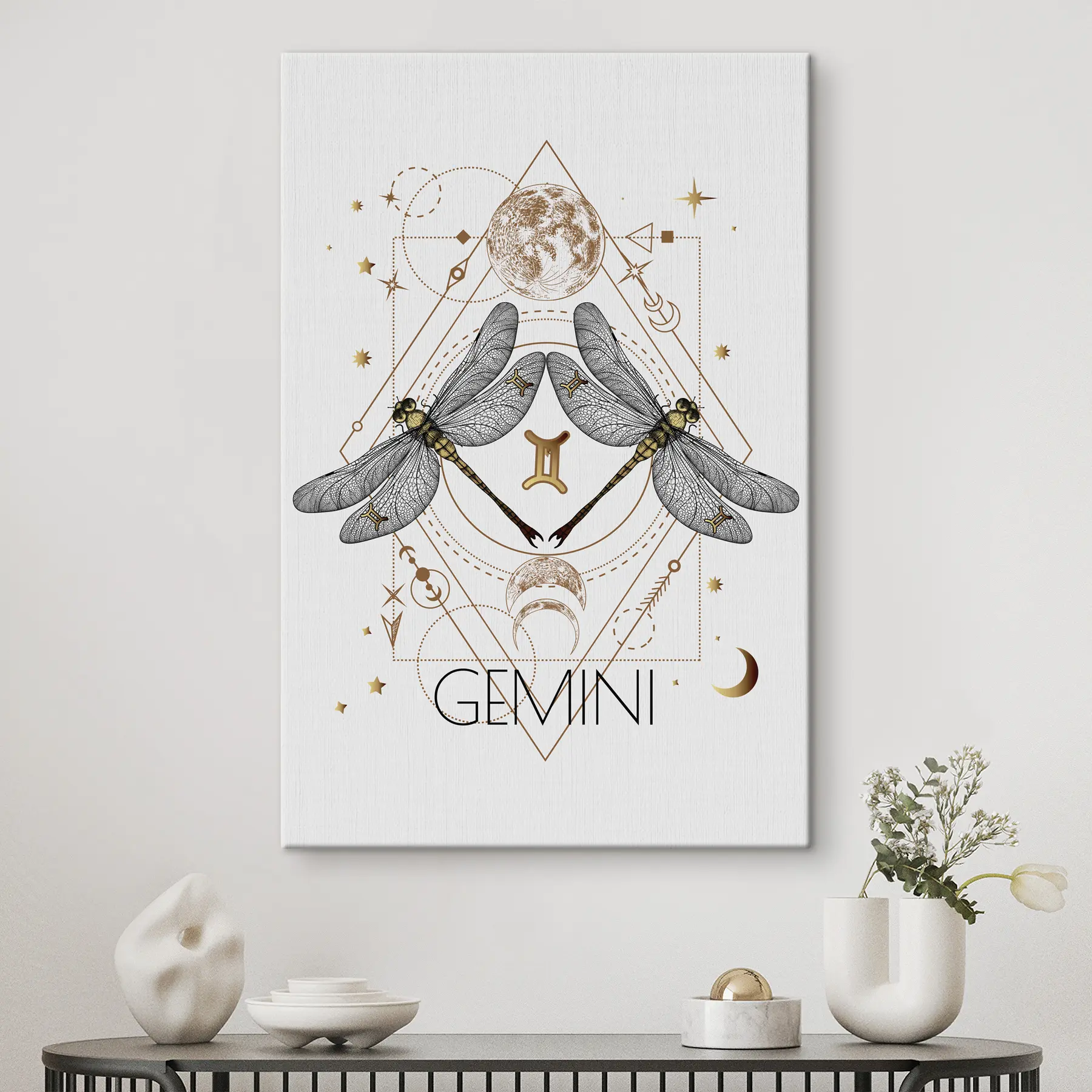 Fotobehang Etherische tweelinggeesten van Tweelingen s36515