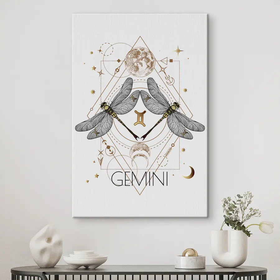  Peintures Esprits jumeaux éthérés des Gémeaux s36515