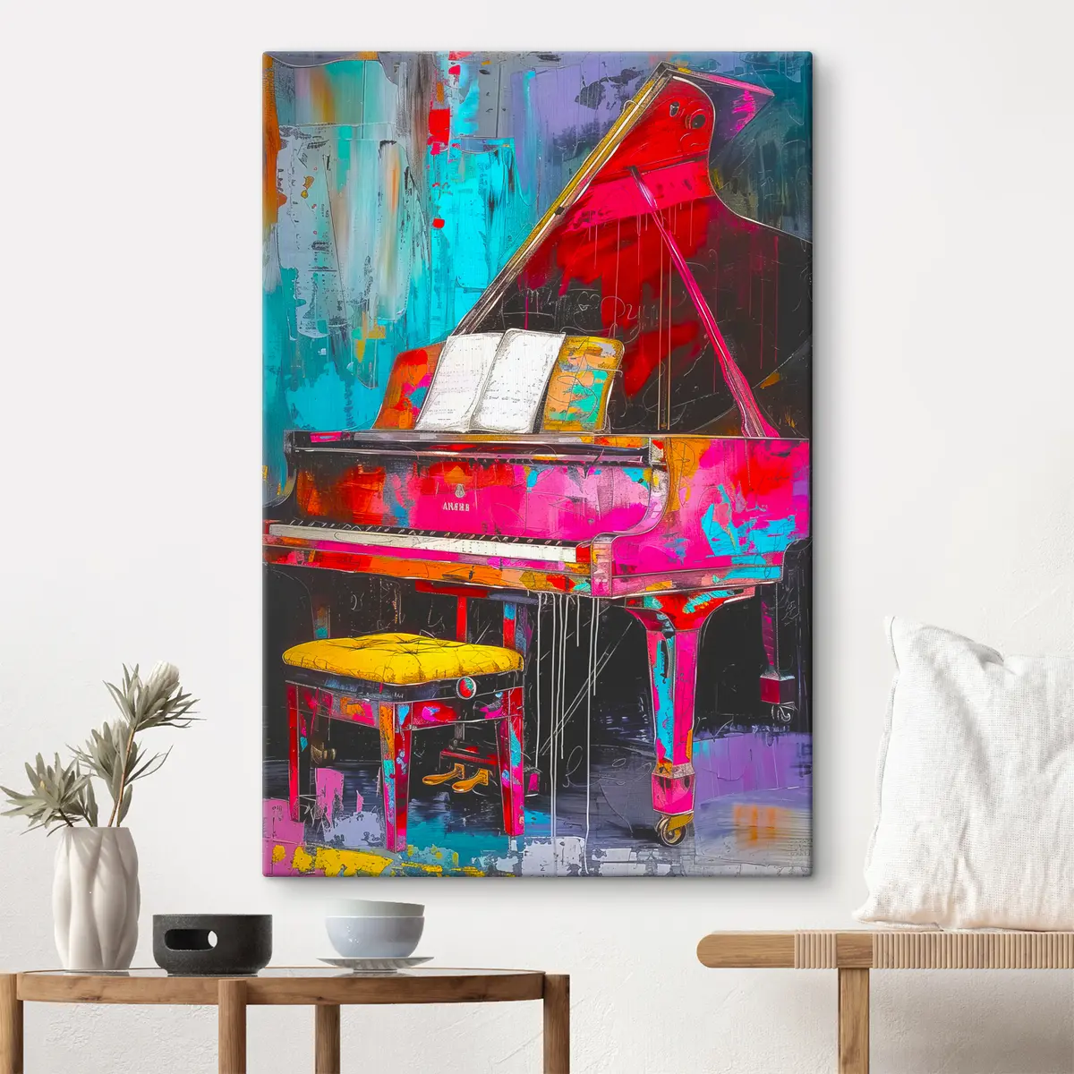  Peintures Piano vibrant prêt pour une représentation s37458