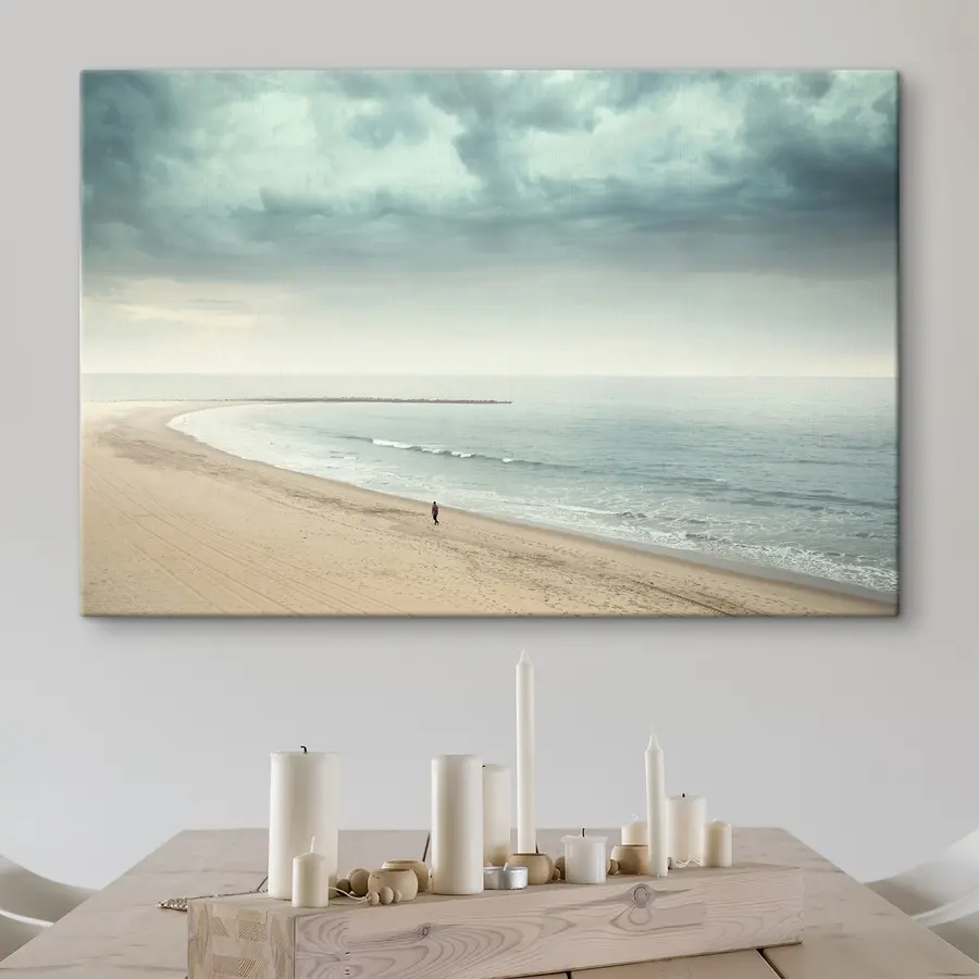  Schilderijen Eenzaamheid aan de rustige kust s37470